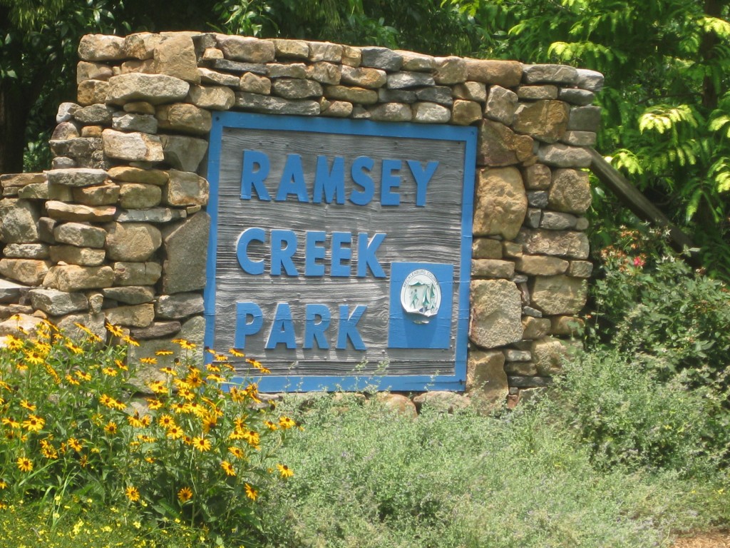 Ramsey Creek Park in Cornelius NC A great place to grab a Sunbrella