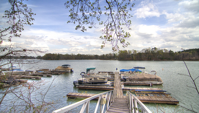 Boat slips in Stonewater Mt Holly