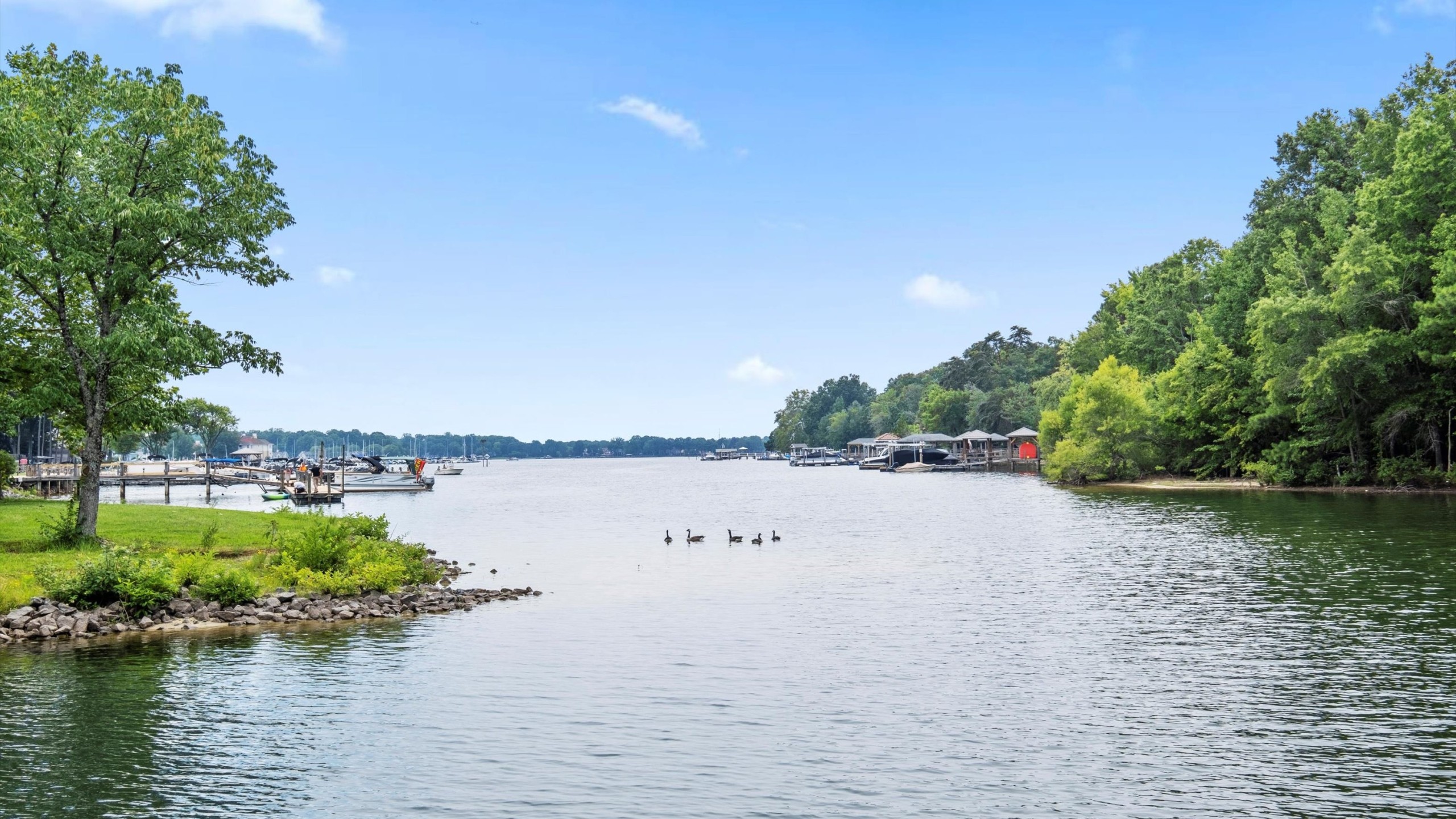 Lake view from Cornelius, NC Lakeside Community