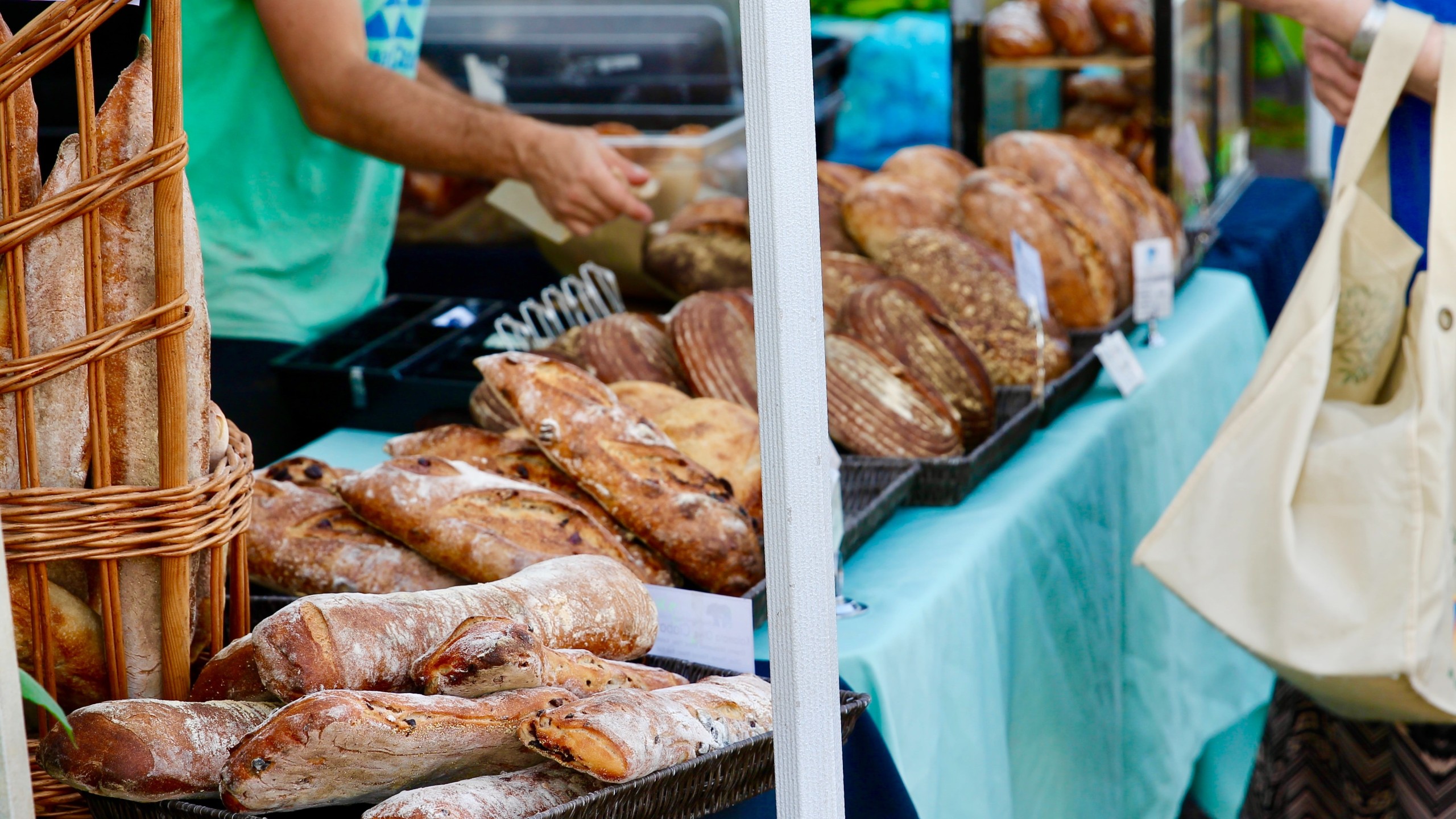 Fresh Bread at Farmers Markets in Lake Norman